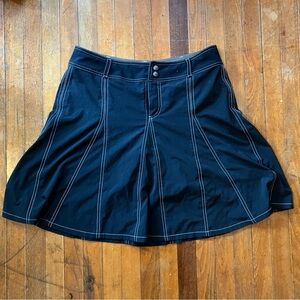 Athleta Navy A-Line Skort with Contrast Stitching